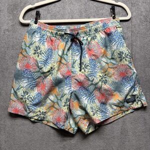 Aftco Strike Swim Shorts Mens S Multicolor 4.5" Lined‎ Tropical Adjustable